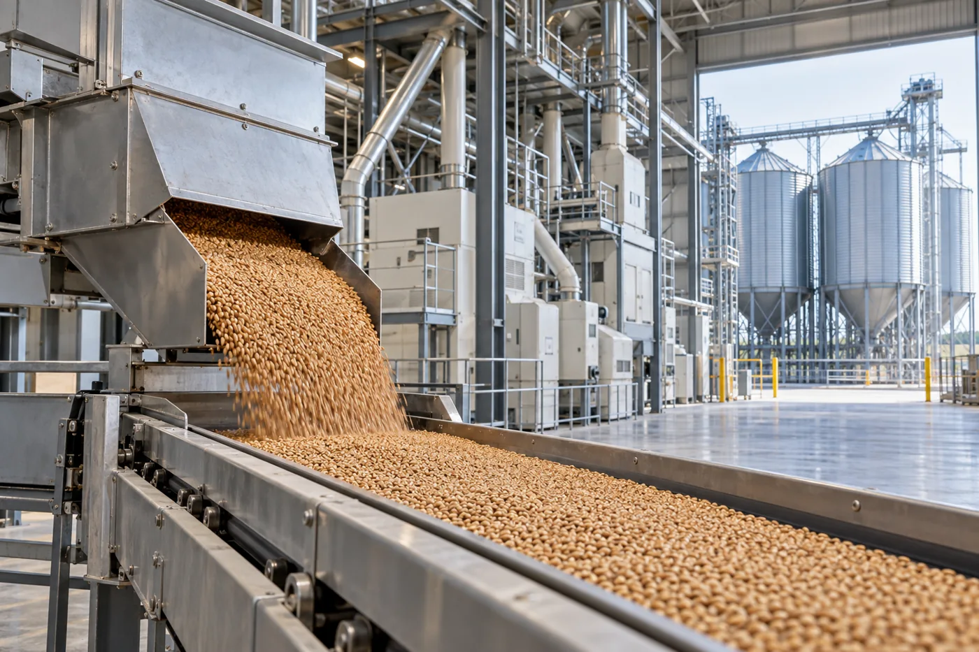 Illustration of agribusiness and fertilizers.