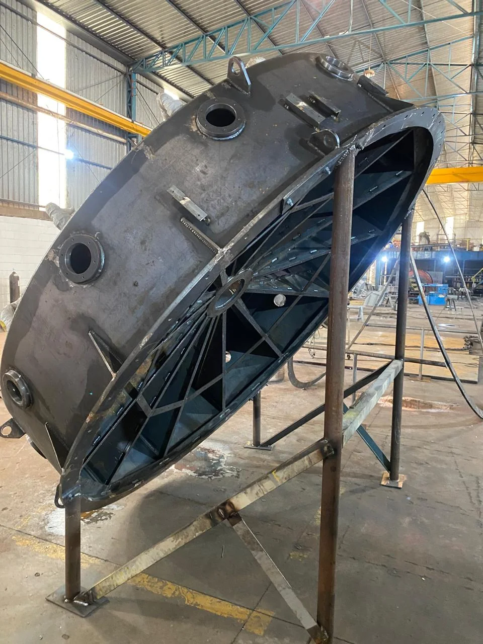 Cono de densificación en fabricación en la Kleema