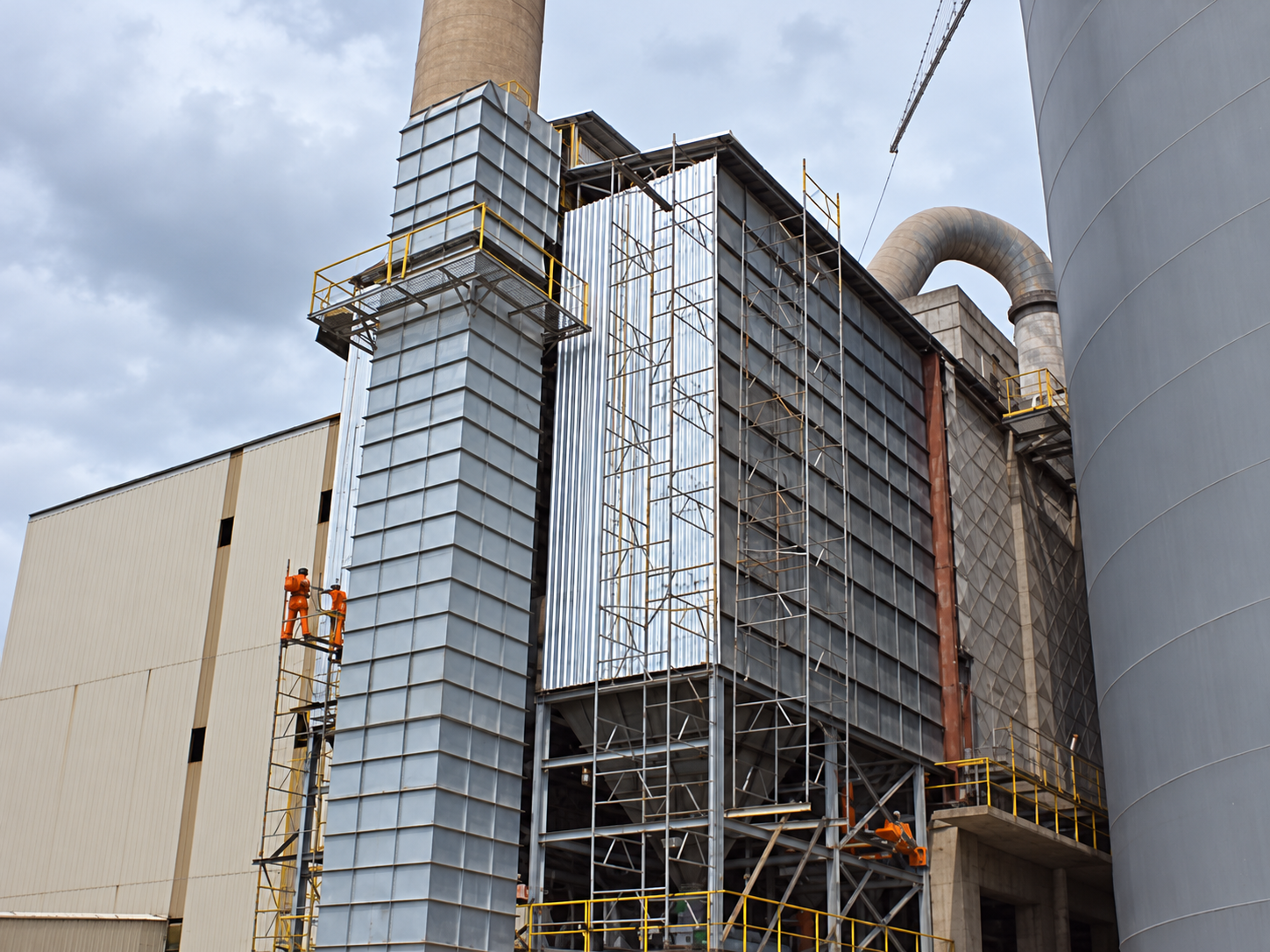 Sistema de filtración en la planta de Itautinga